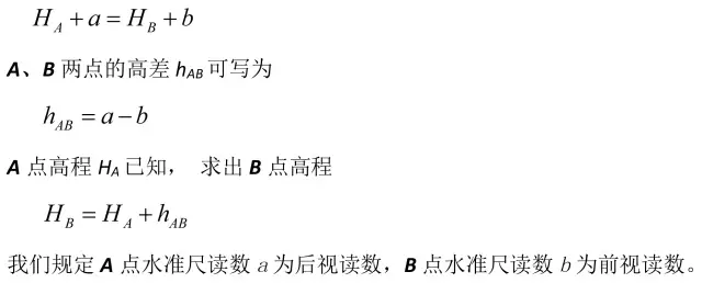 水準(zhǔn)測(cè)量原理 水準(zhǔn)測(cè)量原理